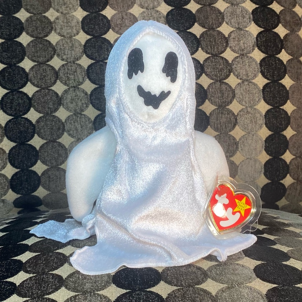 ty Beanie Babies Sheets 1999 P.E. Pellets Ghost Halloween